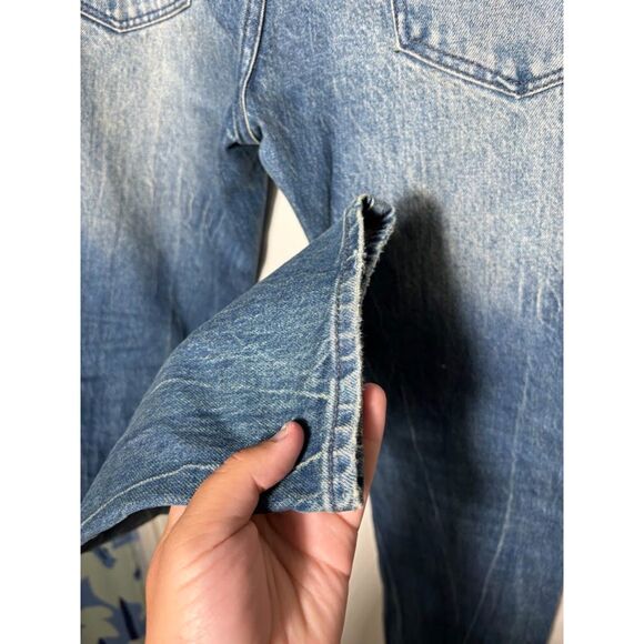 Ksubi Men Jean 36 Blue Van Winkle High Rage Distressed Patch Skinny Denim - Picture 6 of 8